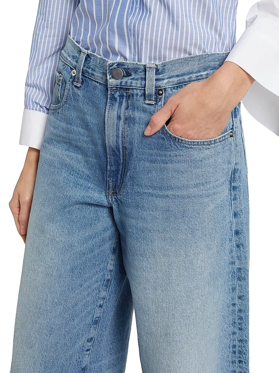 TWP Women's Tiny Dancer Wide-Leg Jeans | Thumbnail 6