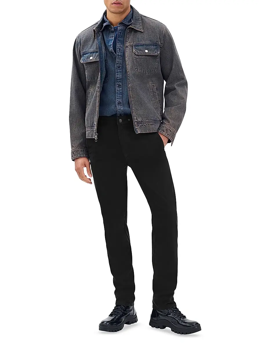 rag & bone Men's Fit 3 Stretch-Twill Mid-Rise Straight-Leg Chino Pants | Thumbnail 2 rag & bone Men's Fit 3 Stretch-Twill Mid-Rise Straight-Leg Chino Pants | Thumbnail 2