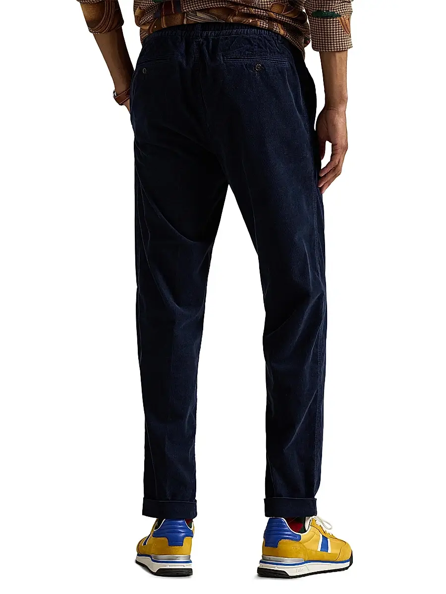 Polo Ralph Lauren Men's Stretch-Cotton Drawstring Pants | Thumbnail 4 Polo Ralph Lauren Men's Stretch-Cotton Drawstring Pants | Thumbnail 4