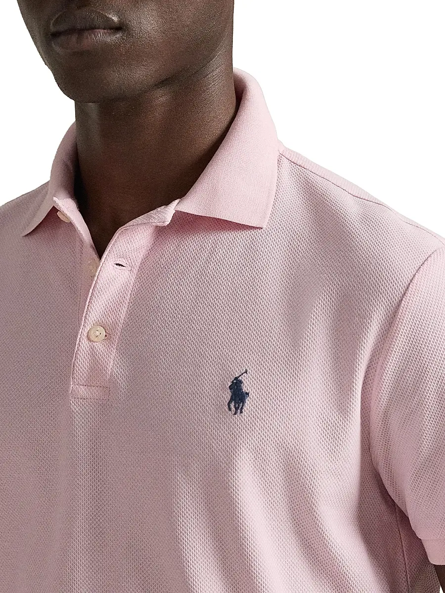 Polo Ralph Lauren Men's Honeycomb Cotton Polo Shirt | Thumbnail 5 Polo Ralph Lauren Men's Honeycomb Cotton Polo Shirt | Thumbnail 5