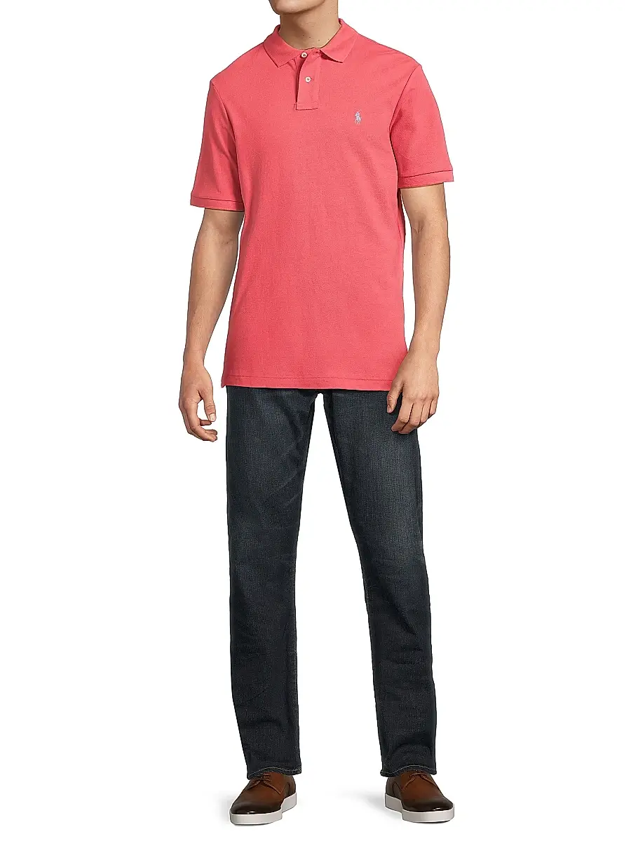 Polo Ralph Lauren Men's Cotton Polo Shirt | Thumbnail 2 Polo Ralph Lauren Men's Cotton Polo Shirt | Thumbnail 2