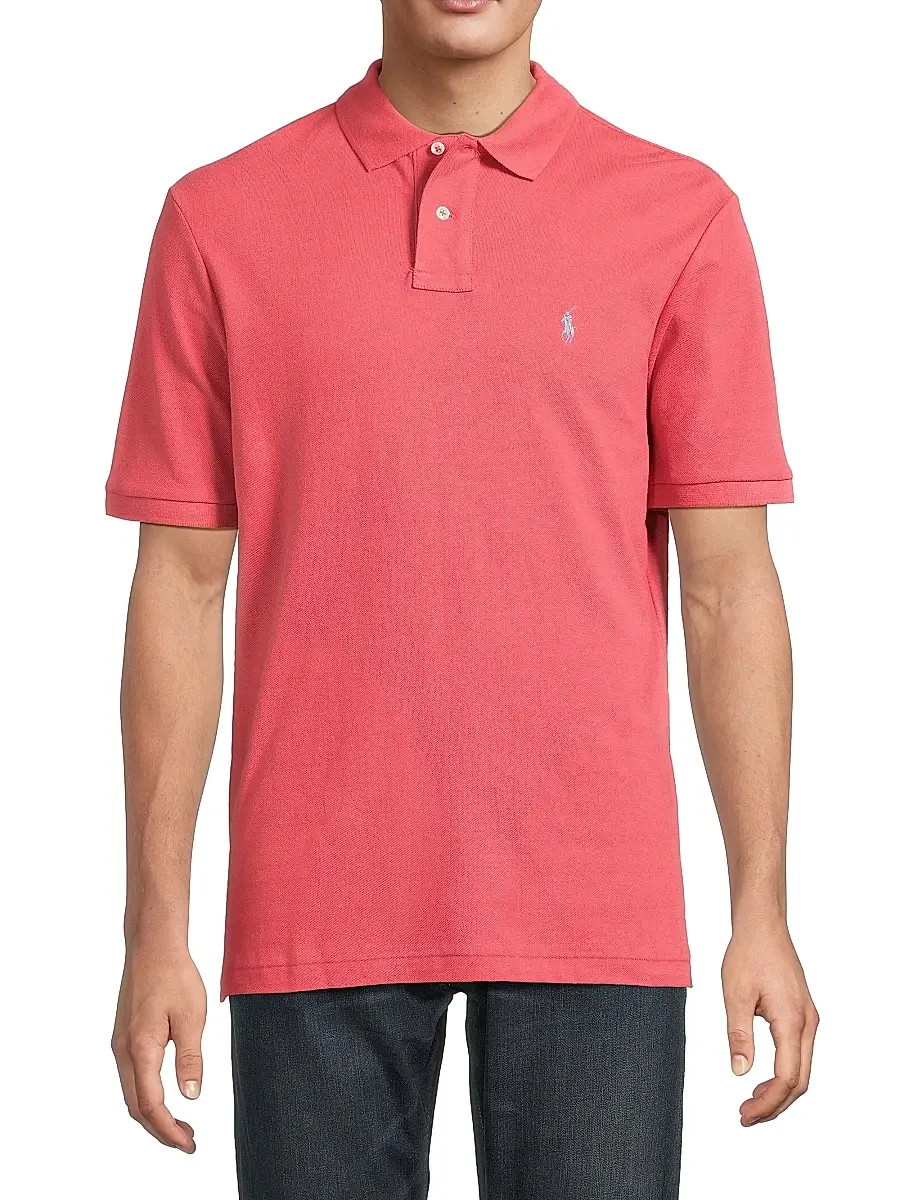 Polo Ralph Lauren Men's Cotton Polo Shirt | Thumbnail 3 Polo Ralph Lauren Men's Cotton Polo Shirt | Thumbnail 3
