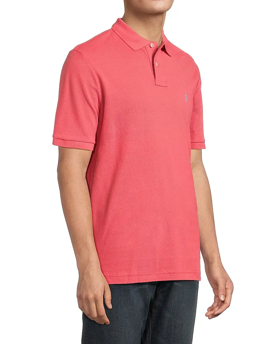 Polo Ralph Lauren Men's Cotton Polo Shirt | Thumbnail 4 Polo Ralph Lauren Men's Cotton Polo Shirt | Thumbnail 4