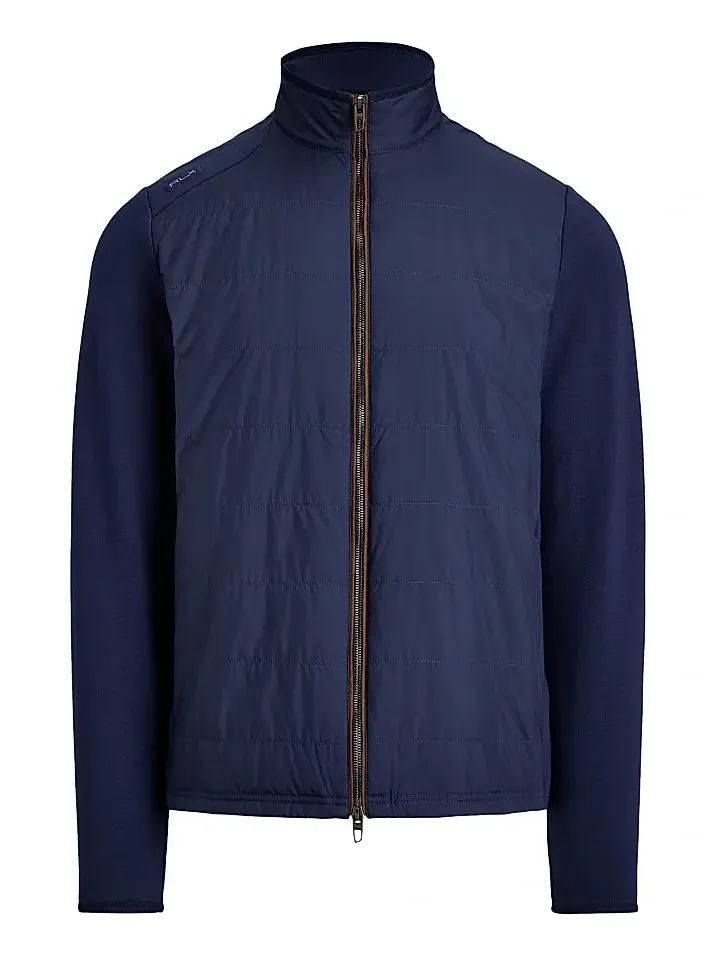 Men's Performance Quilted Zip-Front Sweatshirt