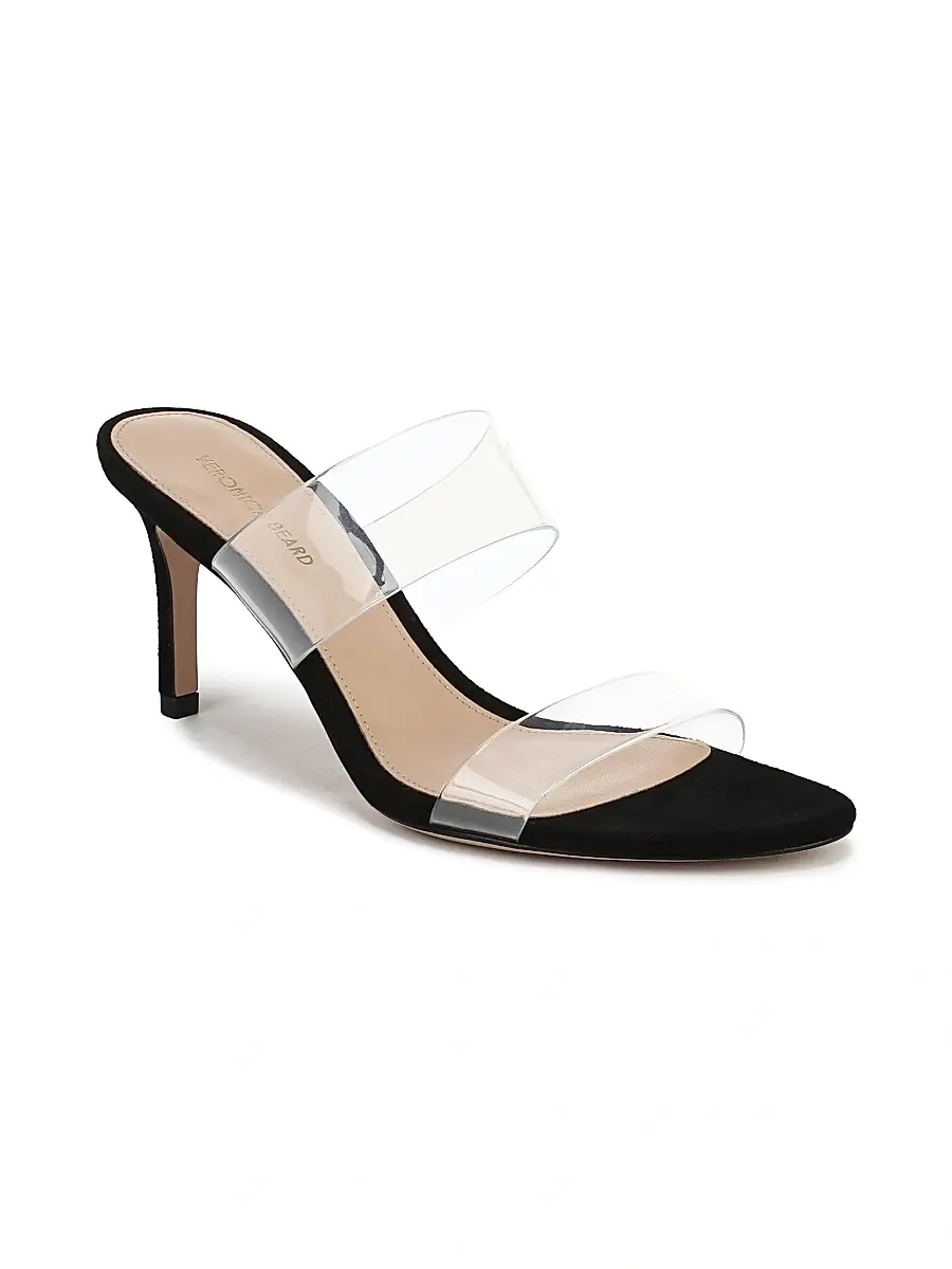 Veronica Beard Women's Asha 75MM Transparent Stiletto Sandals | Thumbnail 2 Veronica Beard Women's Asha 75MM Transparent Stiletto Sandals | Thumbnail 2