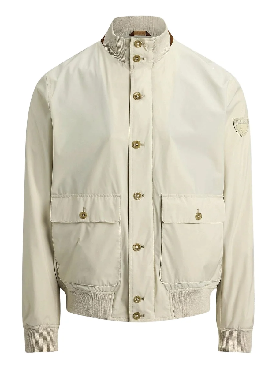 Polo Ralph Lauren Men's Gabardine Stand Collar Bomber Jacket