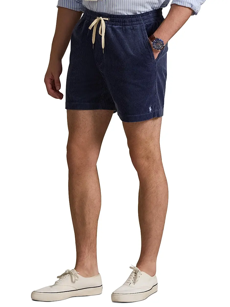 Polo Ralph Lauren Men's Logo Corduroy Drawstring Shorts | Thumbnail 3