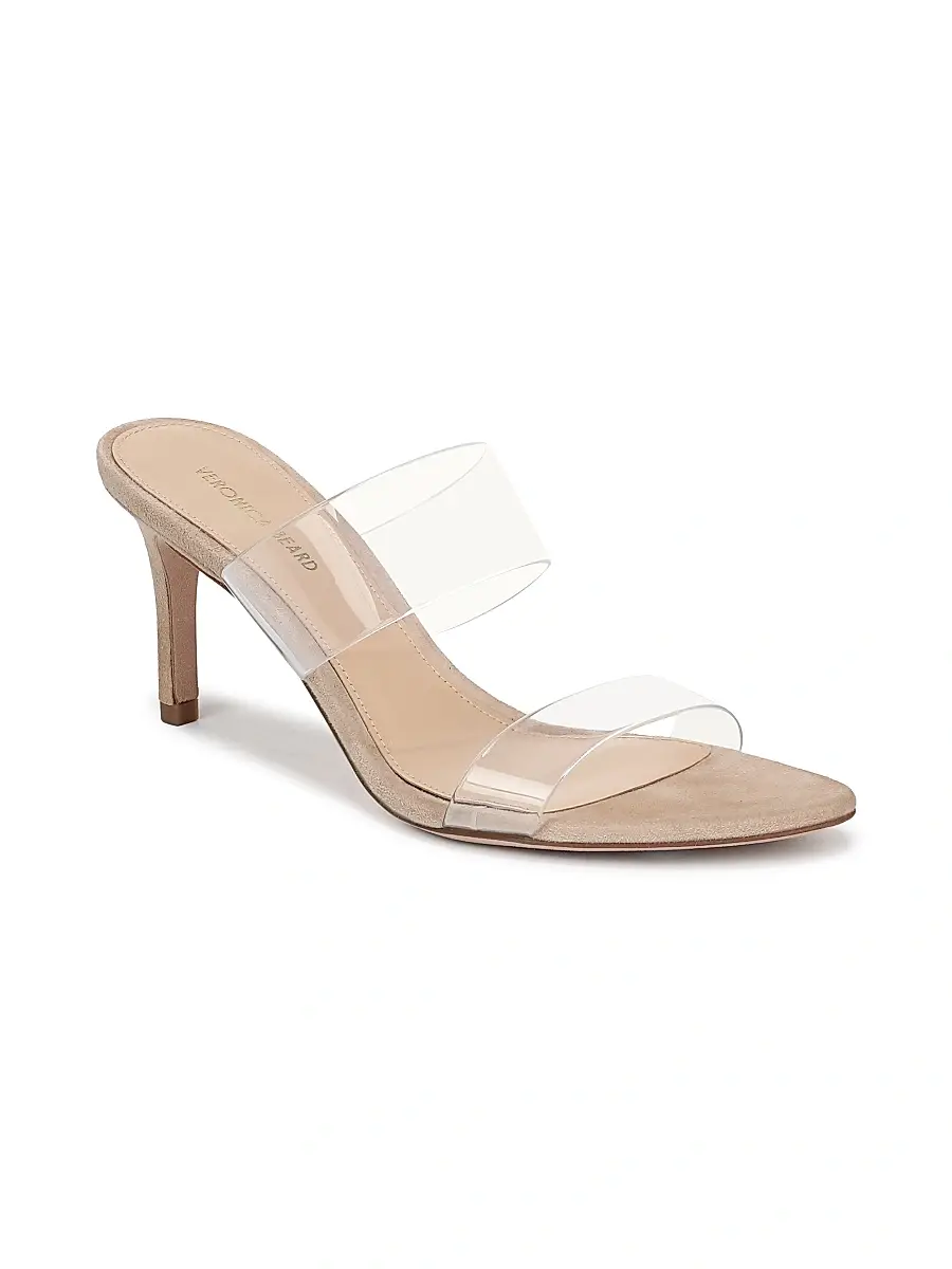 Veronica Beard Women's Asha 75MM Transparent Stiletto Sandals | Thumbnail 2 Veronica Beard Women's Asha 75MM Transparent Stiletto Sandals | Thumbnail 2