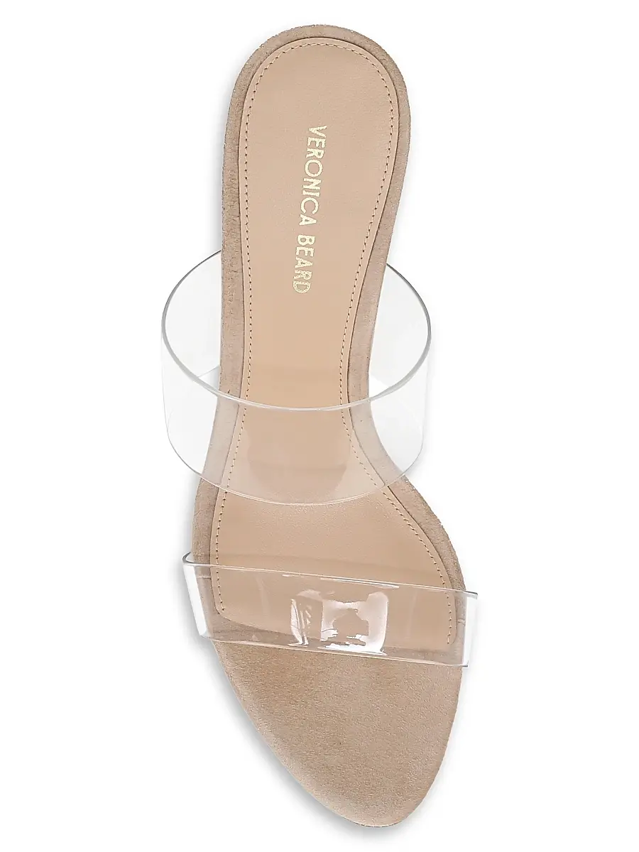 Veronica Beard Women's Asha 75MM Transparent Stiletto Sandals | Thumbnail 4 Veronica Beard Women's Asha 75MM Transparent Stiletto Sandals | Thumbnail 4