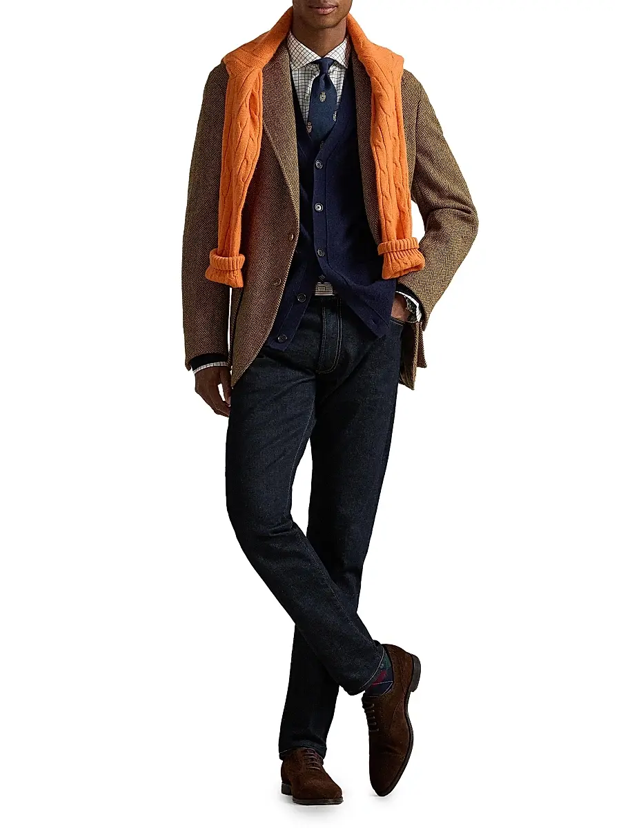 Polo Ralph Lauren Men's Grid Cotton Twill Shirt | Thumbnail 7 Polo Ralph Lauren Men's Grid Cotton Twill Shirt | Thumbnail 7