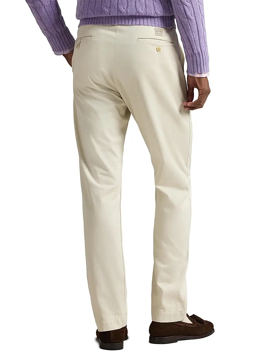 Polo Ralph Lauren Men's Salinger Cotton Twill Straight-Leg Pants | Thumbnail 4 Polo Ralph Lauren Men's Salinger Cotton Twill Straight-Leg Pants | Thumbnail 4