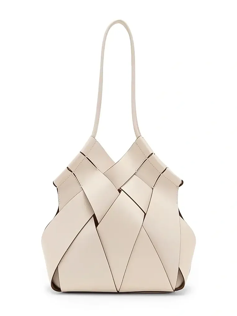 Ulla Johnson Women's Charlotte Woven Leather Shoulder Bag