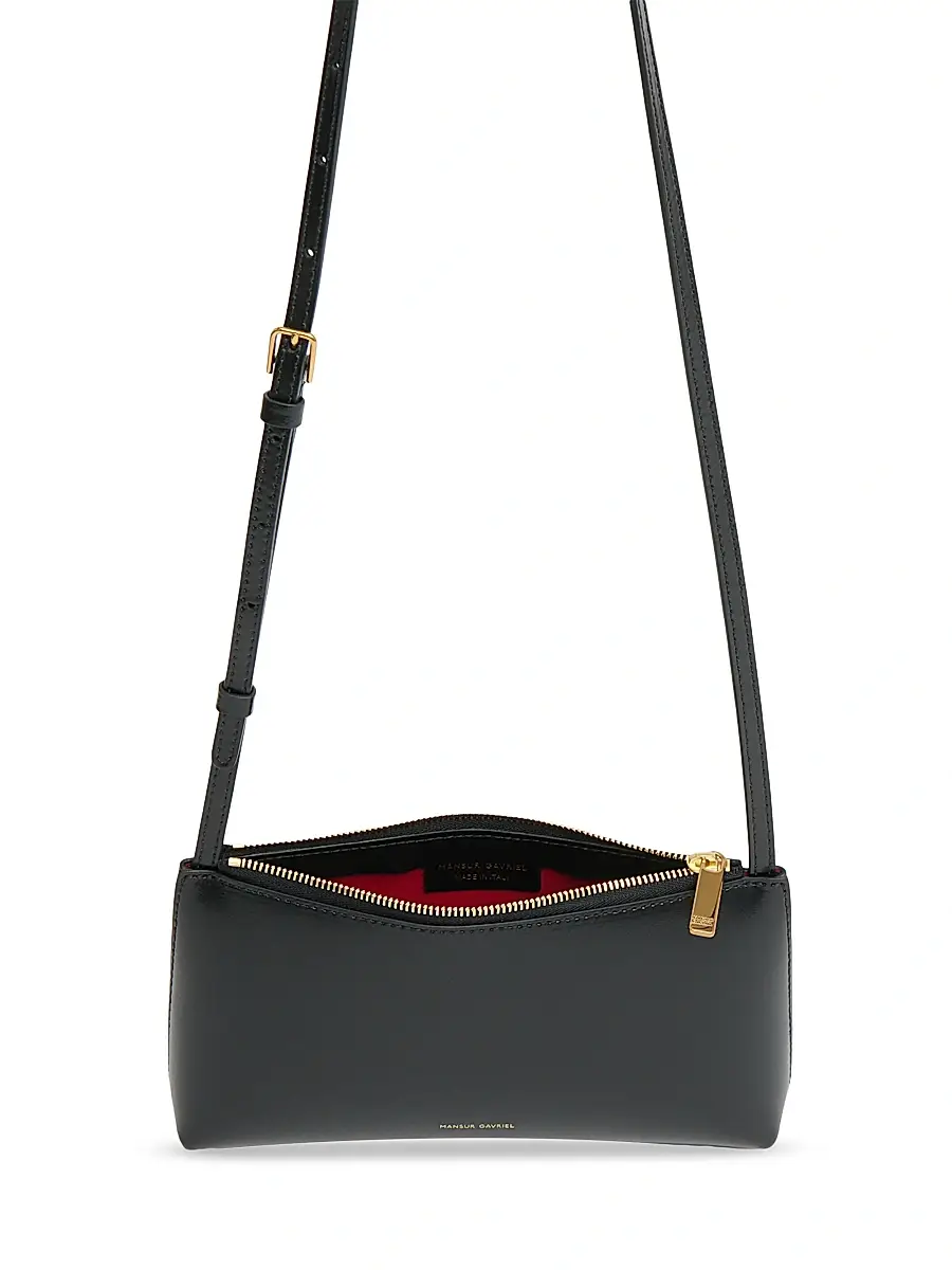 MANSUR GAVRIEL Women's Mini Gaia Leather Crossbody Bag | Thumbnail 3 MANSUR GAVRIEL Women's Mini Gaia Leather Crossbody Bag | Thumbnail 3