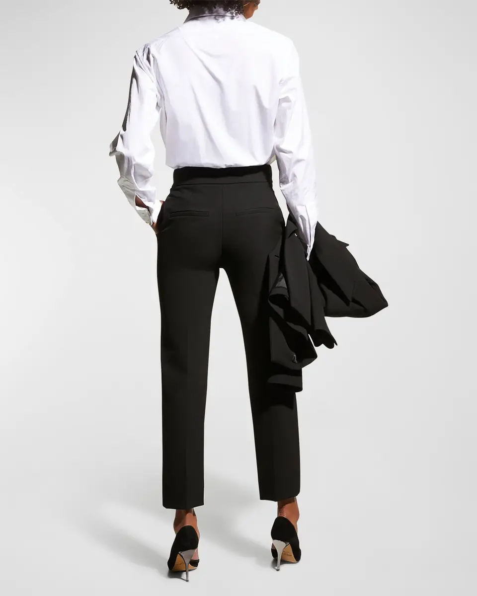 Veronica Beard Renzo Straight Crop Pants | Thumbnail 2