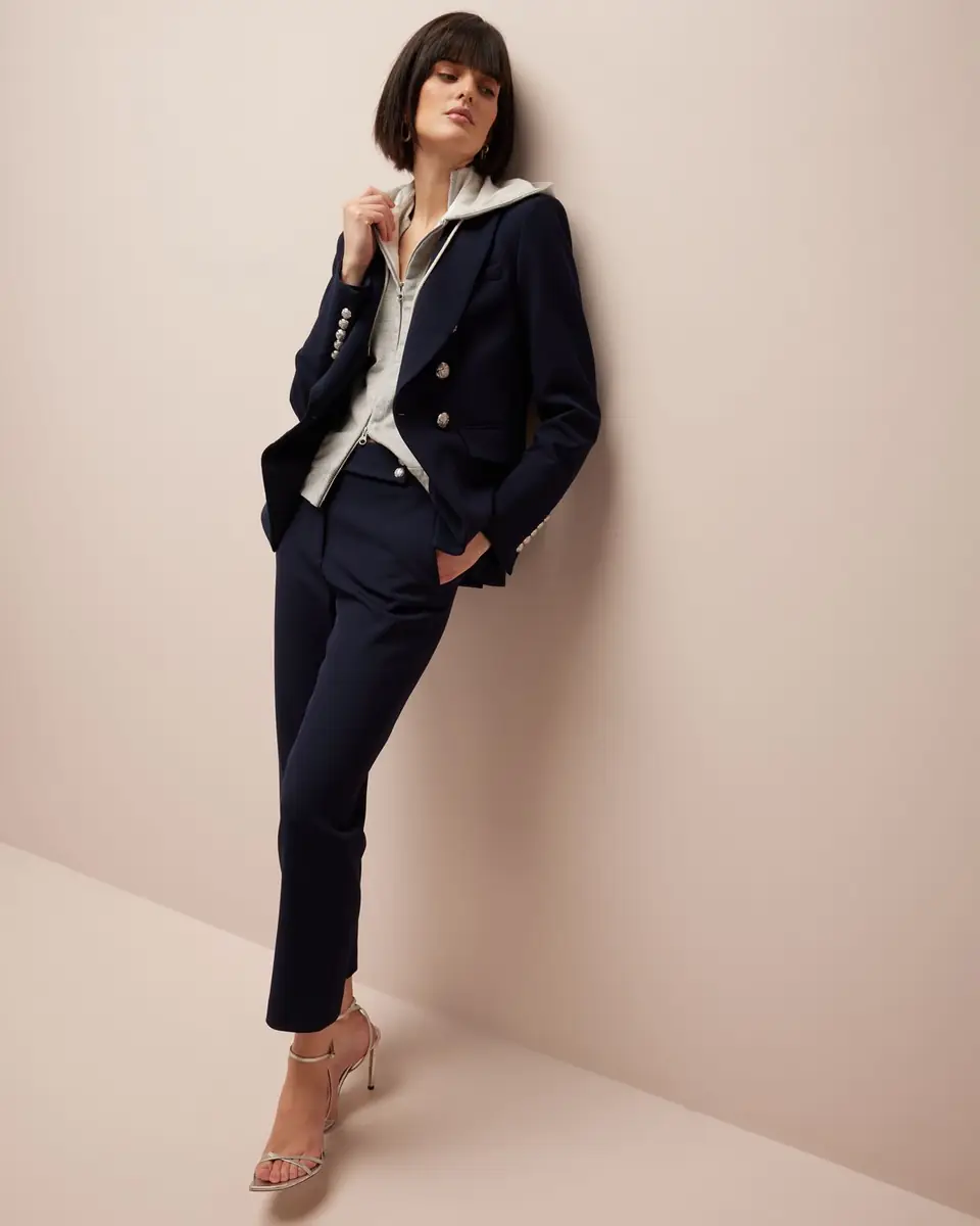 Veronica Beard Renzo Straight Crop Pants | Thumbnail 4