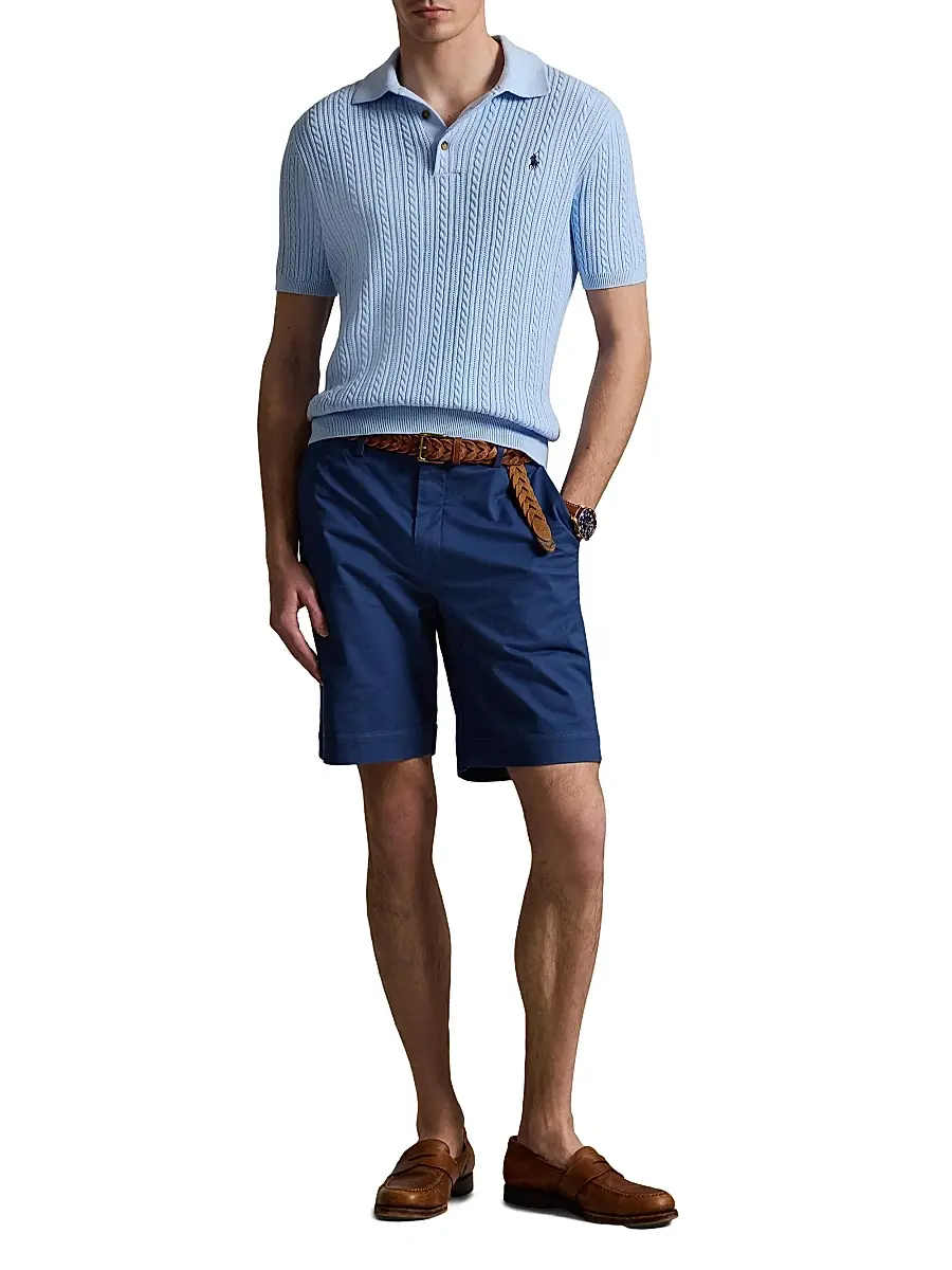 Polo Ralph Lauren Men's Stretch-Cotton Twill Shorts | Thumbnail 2 Polo Ralph Lauren Men's Stretch-Cotton Twill Shorts | Thumbnail 2