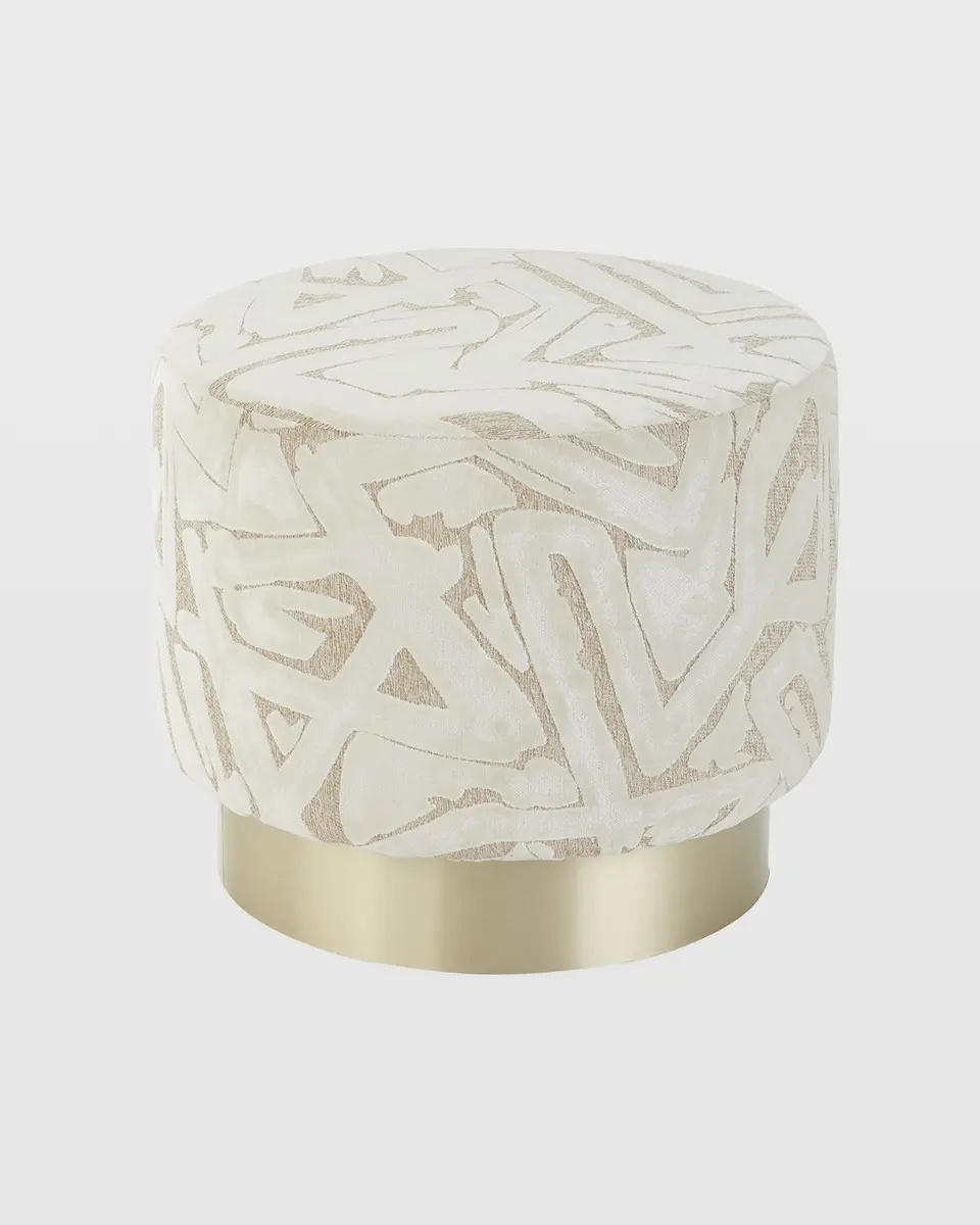 Arteriors Avalon Swivel Ottoman | Thumbnail 2 Arteriors Avalon Swivel Ottoman | Thumbnail 2