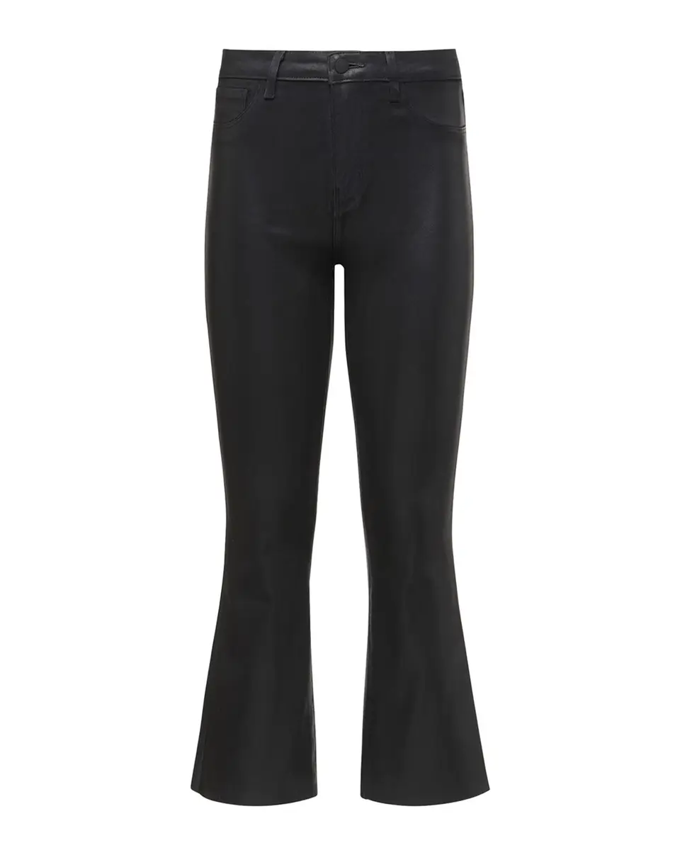 L'Agence Kendra High-Rise Coated Crop Flare Jeans | Thumbnail 2 L'Agence Kendra High-Rise Coated Crop Flare Jeans | Thumbnail 2