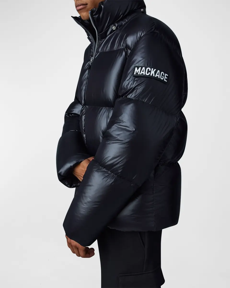 Mackage Men's Kent Short Hooded Puffer Coat | Thumbnail 5 Mackage Men's Kent Short Hooded Puffer Coat | Thumbnail 5