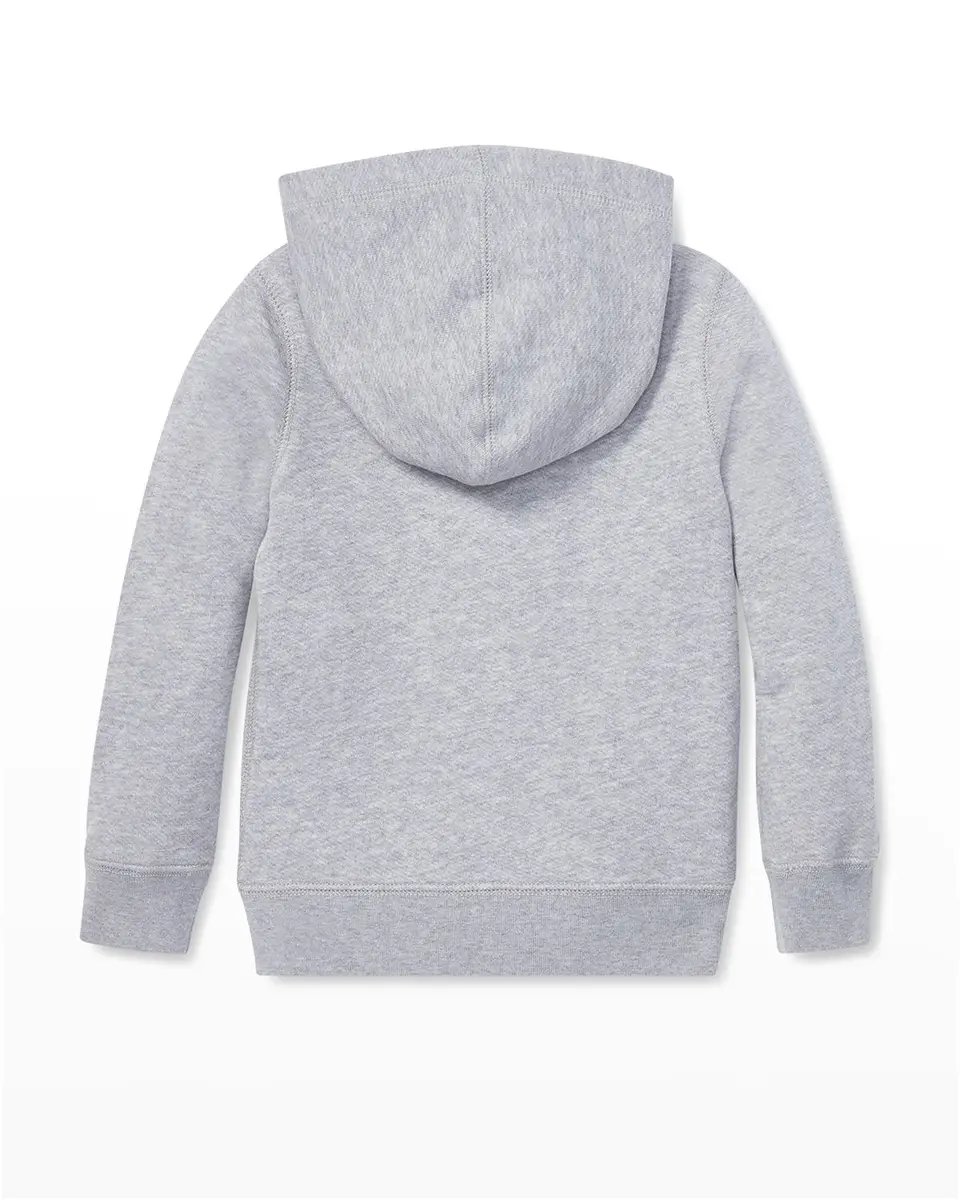 Polo Ralph Lauren Girl's Drapey Terry Zip Hoodie | Thumbnail 2 Polo Ralph Lauren Girl's Drapey Terry Zip Hoodie | Thumbnail 2