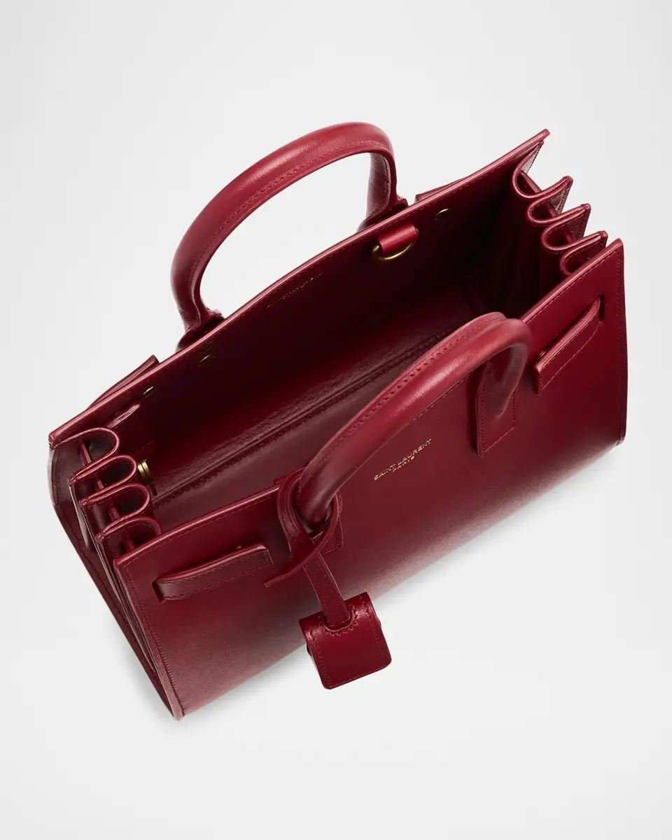 Saint Laurent Sac De Jour Nano Top-Handle Bag in Smooth Leather | Thumbnail 4 Saint Laurent Sac De Jour Nano Top-Handle Bag in Smooth Leather | Thumbnail 4
