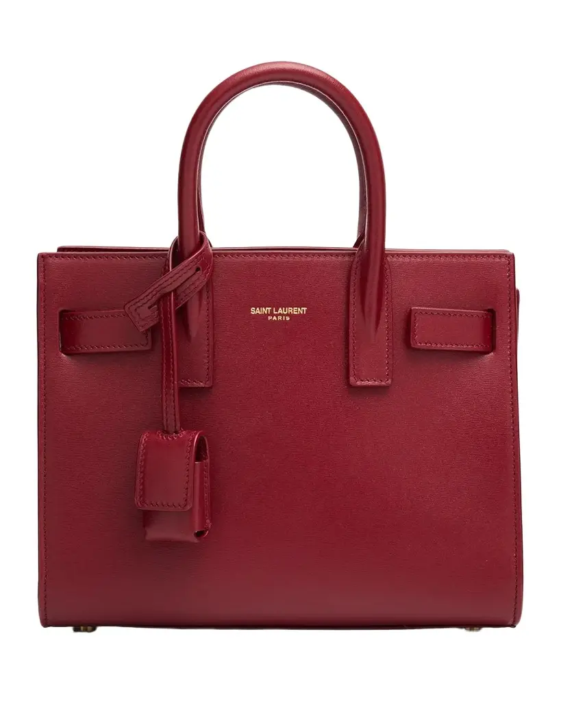 Saint Laurent Sac De Jour Nano Top-Handle Bag in Smooth Leather