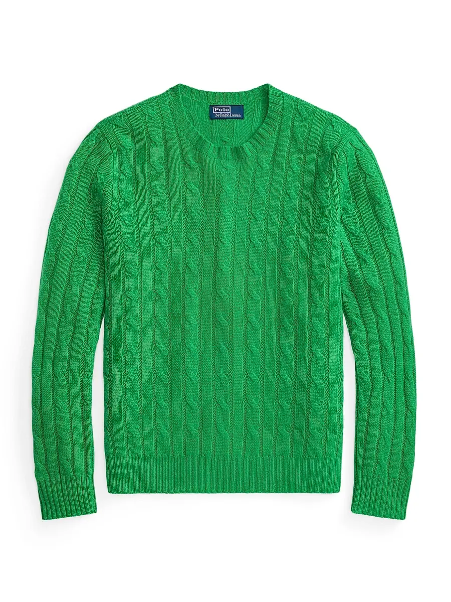 Polo Ralph Lauren Men's Cashmere Cable-Knit Sweater