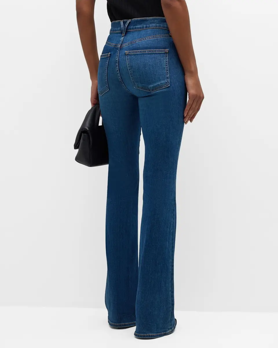 Veronica Beard Beverly High-Rise Skinny Flare Jeans | Thumbnail 3