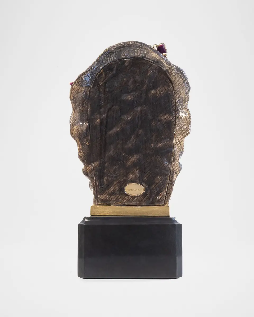 Jay Strongwater Rhino Bust Mount With Butterflies Objet | Thumbnail 2 Jay Strongwater Rhino Bust Mount With Butterflies Objet | Thumbnail 2