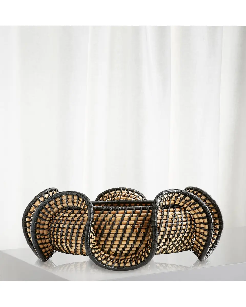 Arteriors Grisha Sculpted Rattan Centerpiece Bowl | Thumbnail 2 Arteriors Grisha Sculpted Rattan Centerpiece Bowl | Thumbnail 2