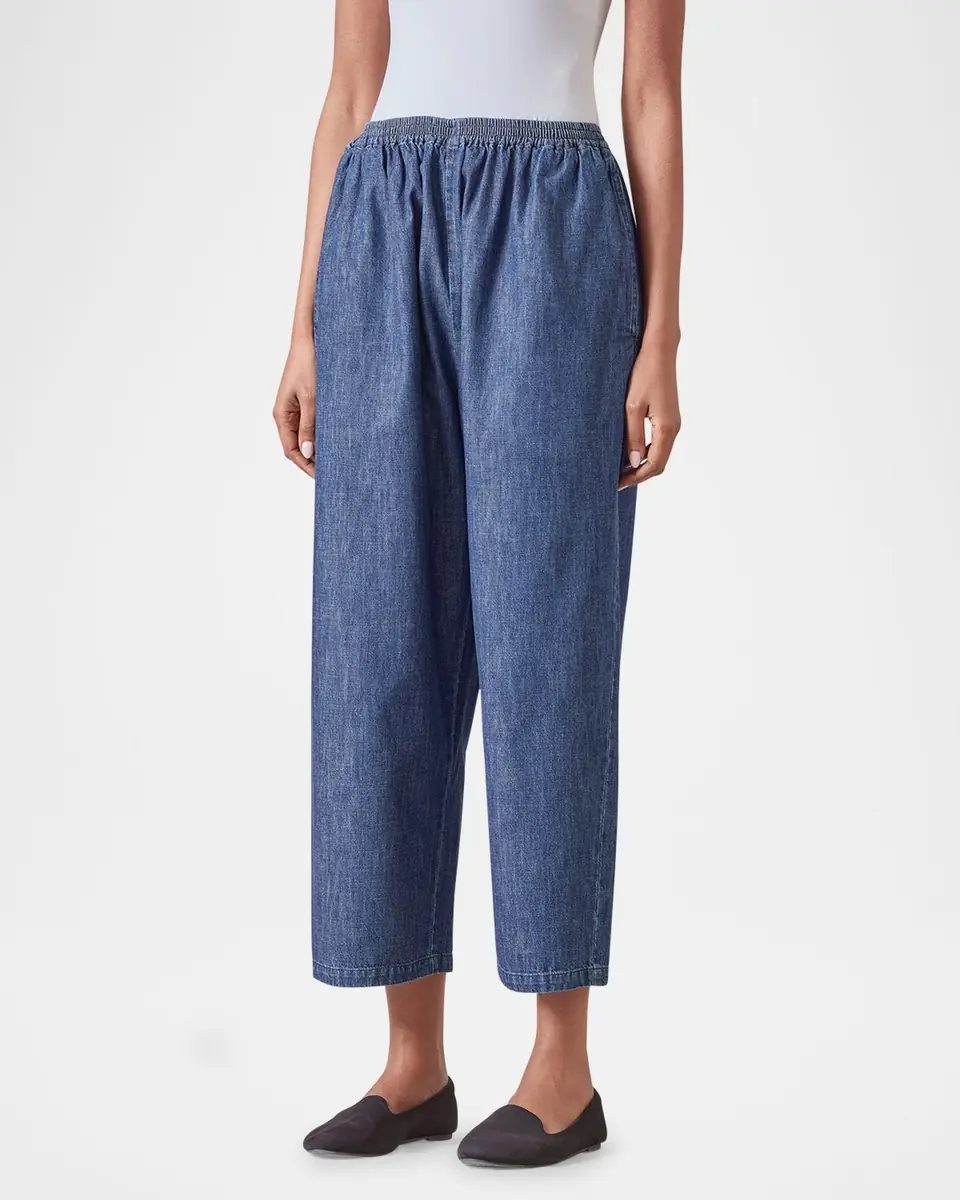 Eskandar Denim Japanese Trousers | Thumbnail 2 Eskandar Denim Japanese Trousers | Thumbnail 2