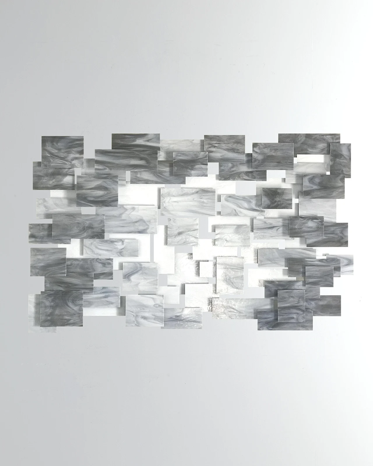 Karo Studios Glass and Metal Wall Sculpture
