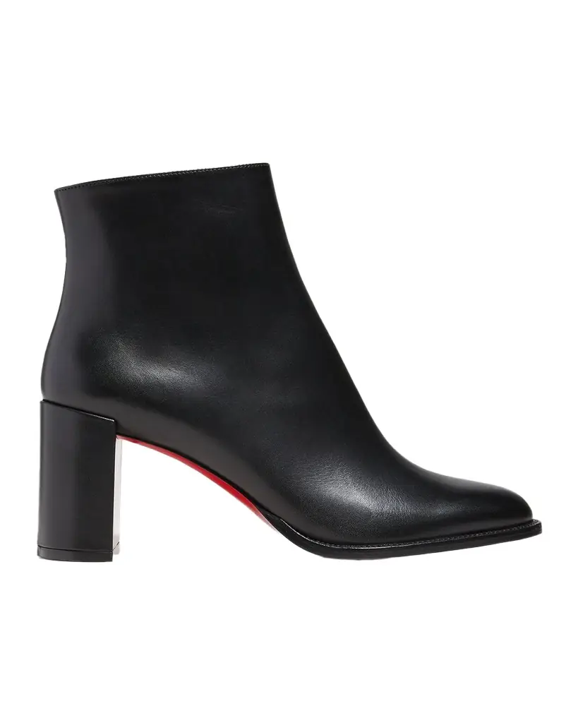Christian Louboutin 70mm Adoxa Zip Ankle Booties | Image 1 Christian Louboutin 70mm Adoxa Zip Ankle Booties | Image 1