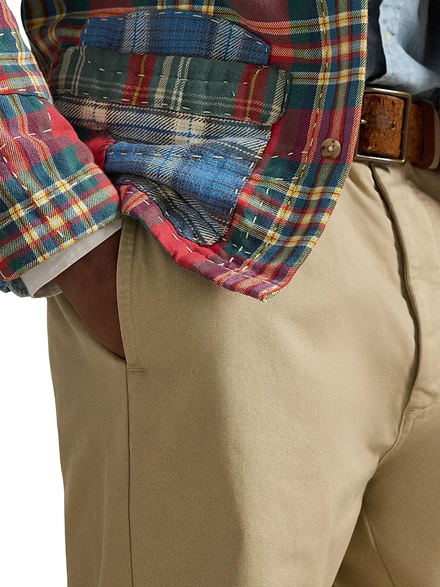 Polo Ralph Lauren Men's Heritage Flat Front Cotton Twill Chinos | Thumbnail 5 Polo Ralph Lauren Men's Heritage Flat Front Cotton Twill Chinos | Thumbnail 5