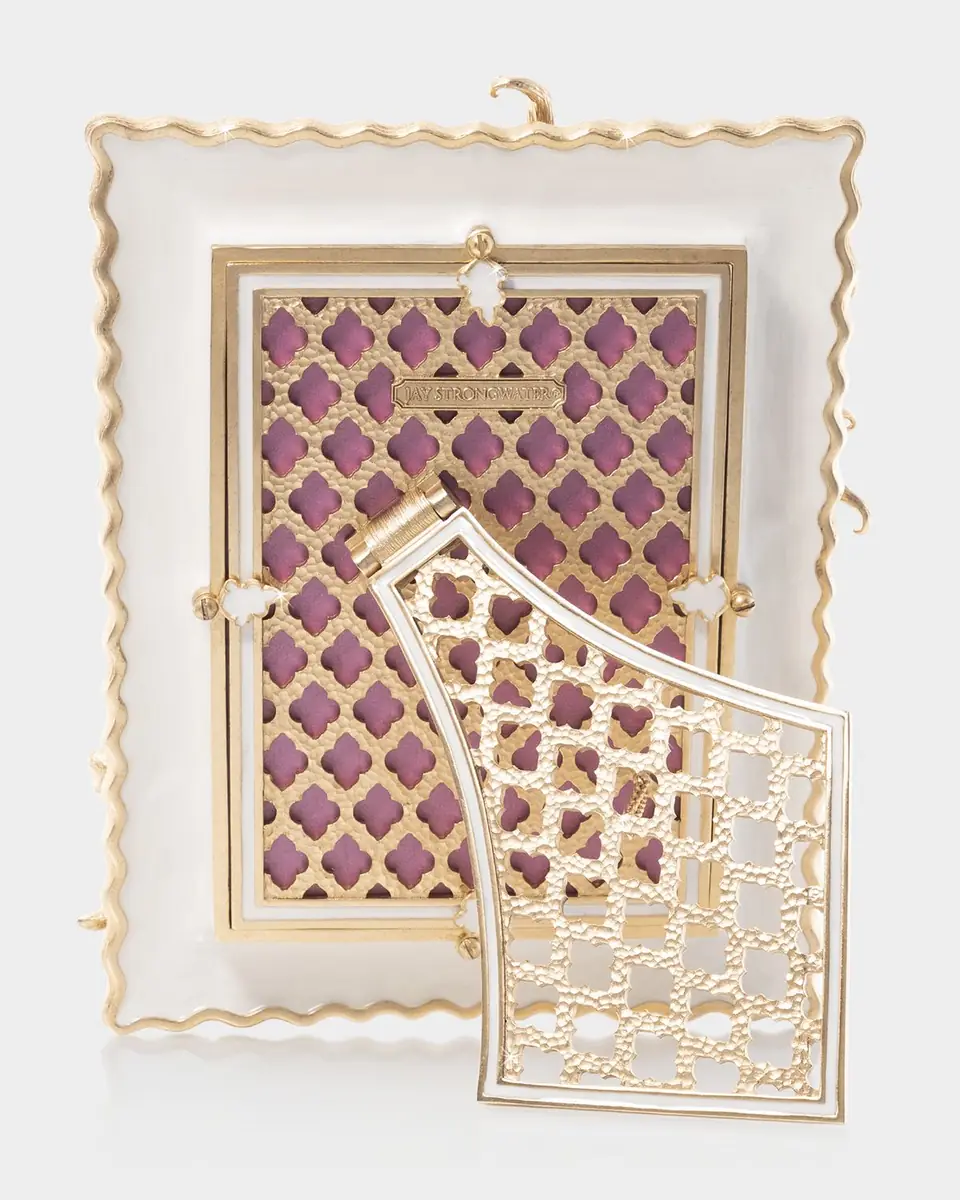 Jay Strongwater Zebra Orchid Frame, 5" x 7" | Thumbnail 2