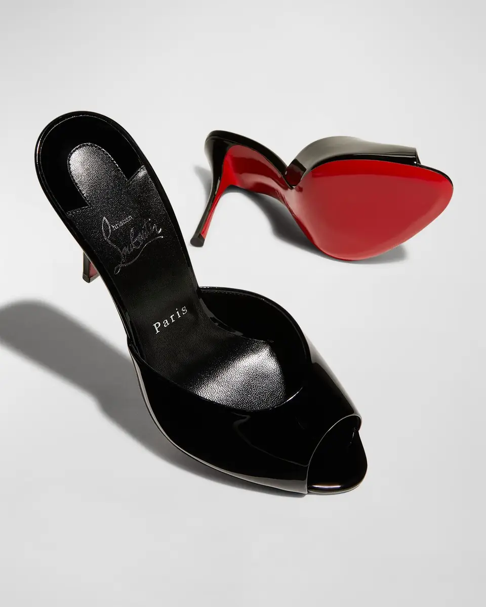 Christian Louboutin 100mm Me Dolly Patent Sandals | Thumbnail 4 Christian Louboutin 100mm Me Dolly Patent Sandals | Thumbnail 4