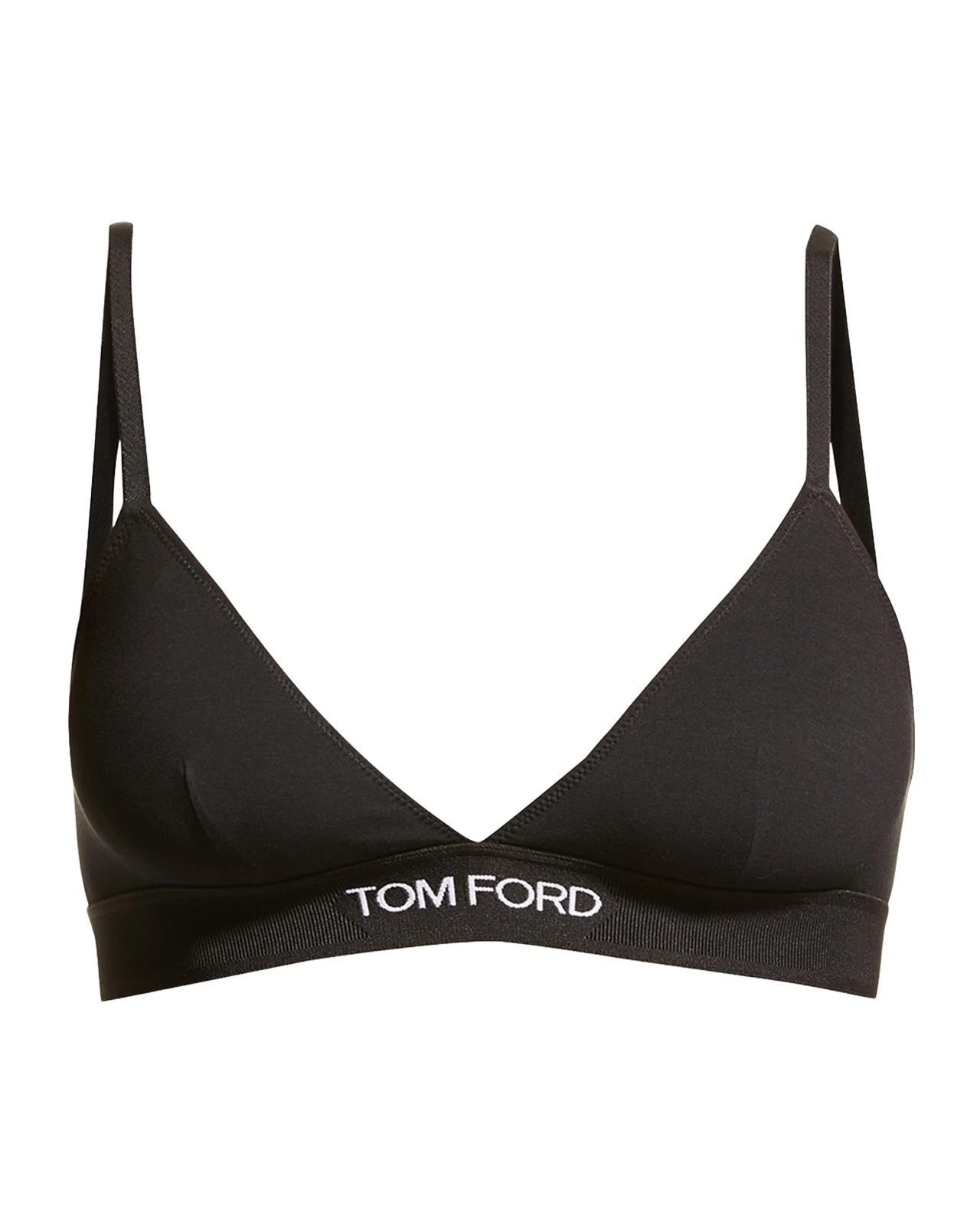 Tom Ford Contrast Logo-Band Bra