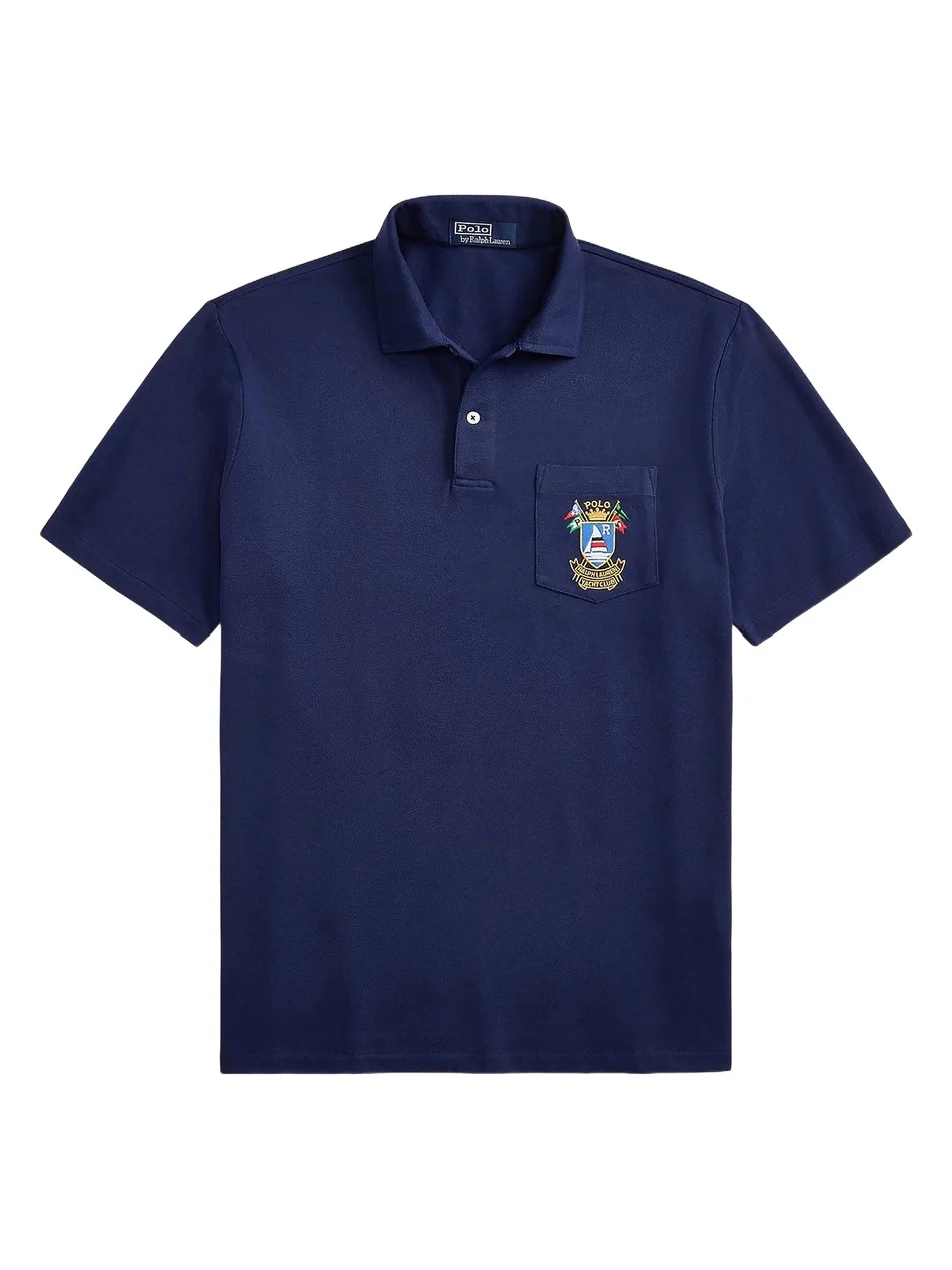 Men's Cotton Mesh Short-Sleeve Polo Shirt Men's Cotton Mesh Short-Sleeve Polo Shirt