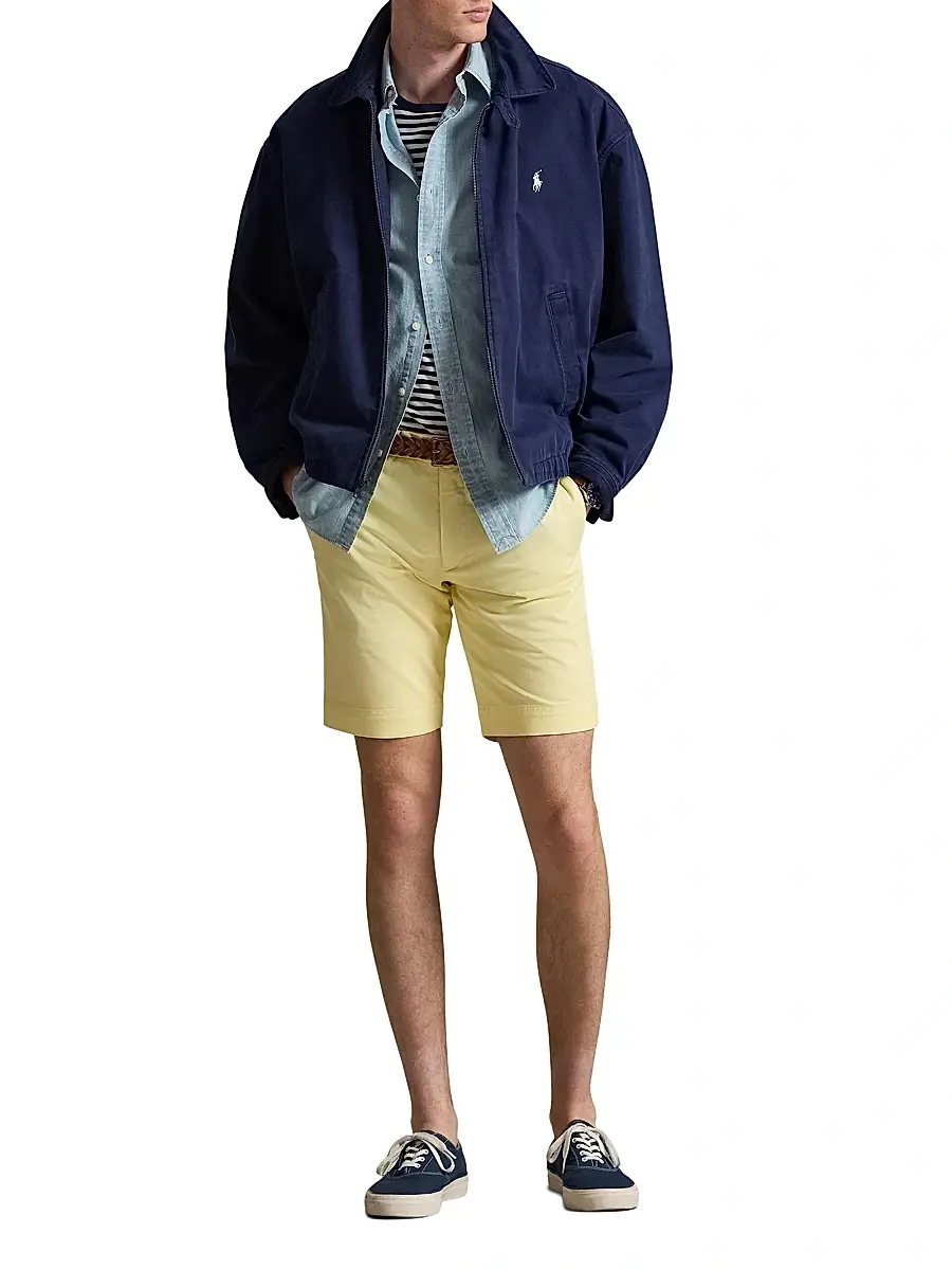 Polo Ralph Lauren Men's Stretch-Cotton Twill Shorts | Thumbnail 2 Polo Ralph Lauren Men's Stretch-Cotton Twill Shorts | Thumbnail 2