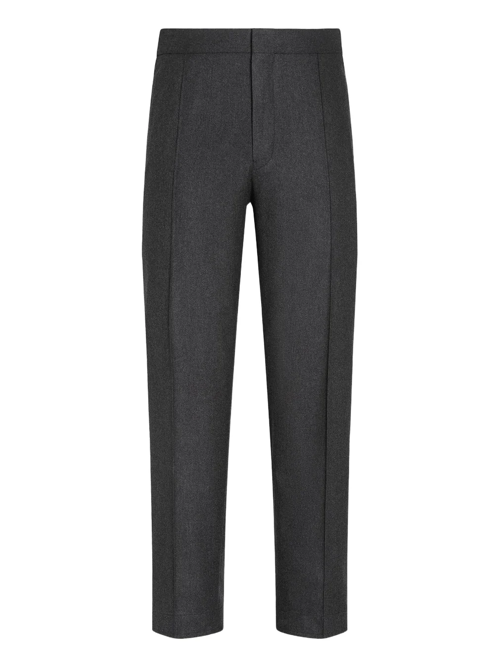 Zegna Men's 15milmil15 Wool Silk and Cashmere Pants - Dark Grey