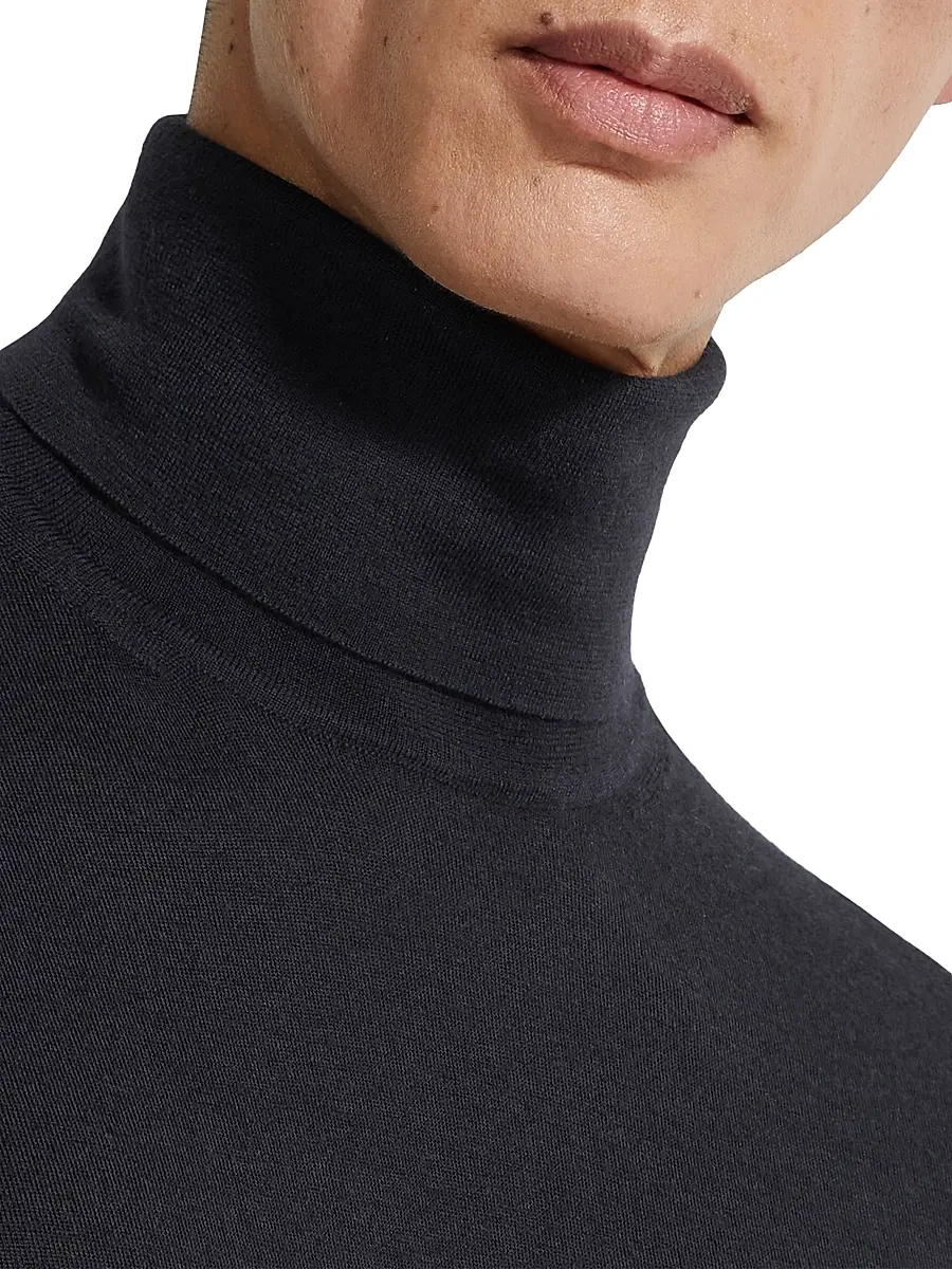 Zegna Men's Cashseta Turtleneck Sweater | Thumbnail 5 Zegna Men's Cashseta Turtleneck Sweater | Thumbnail 5