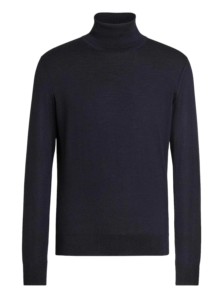 Zegna Men's Cashseta Turtleneck Sweater