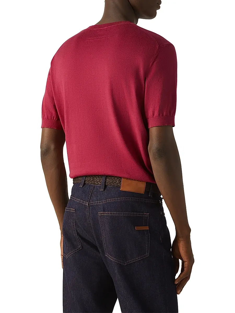 Zegna Men's Premium Cotton T-Shirt | Thumbnail 3 Zegna Men's Premium Cotton T-Shirt | Thumbnail 3