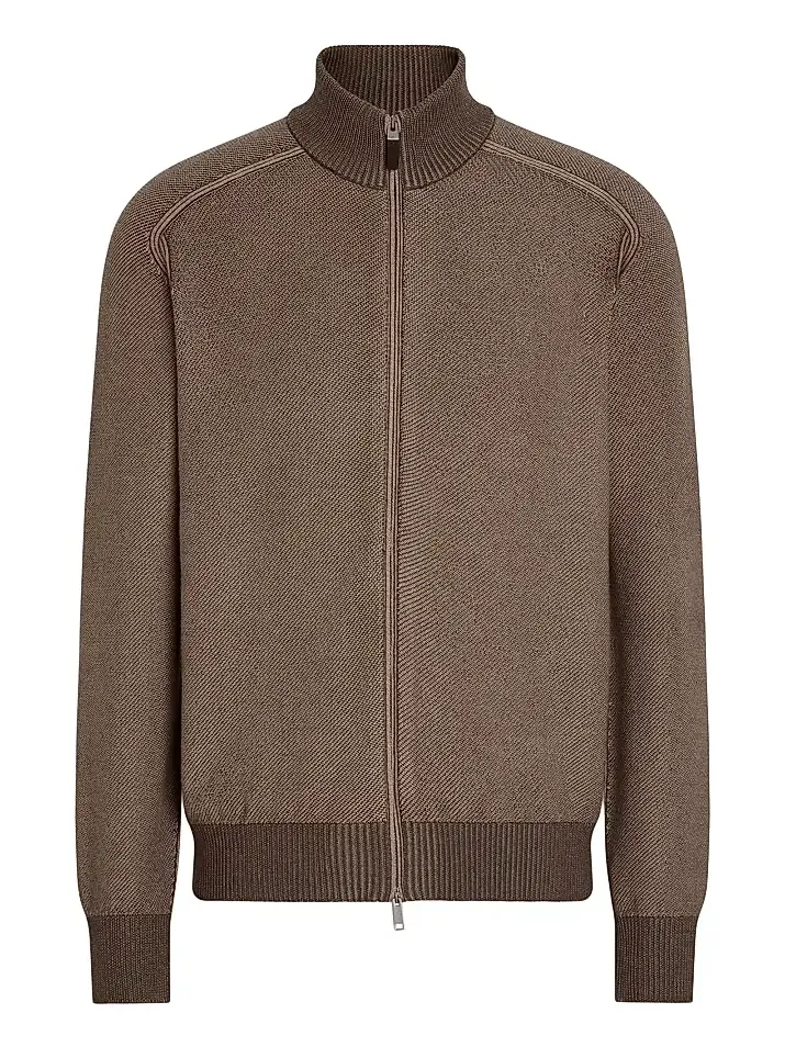 Men's Cashseta Full Zip Cardigan
