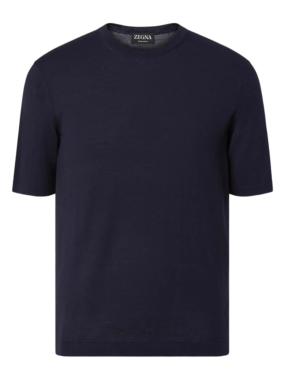 Zegna Men's 15milmil15 Wool T-Shirt