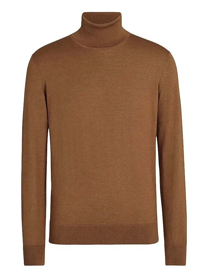 Zegna Men's Cashseta Turtleneck Sweater