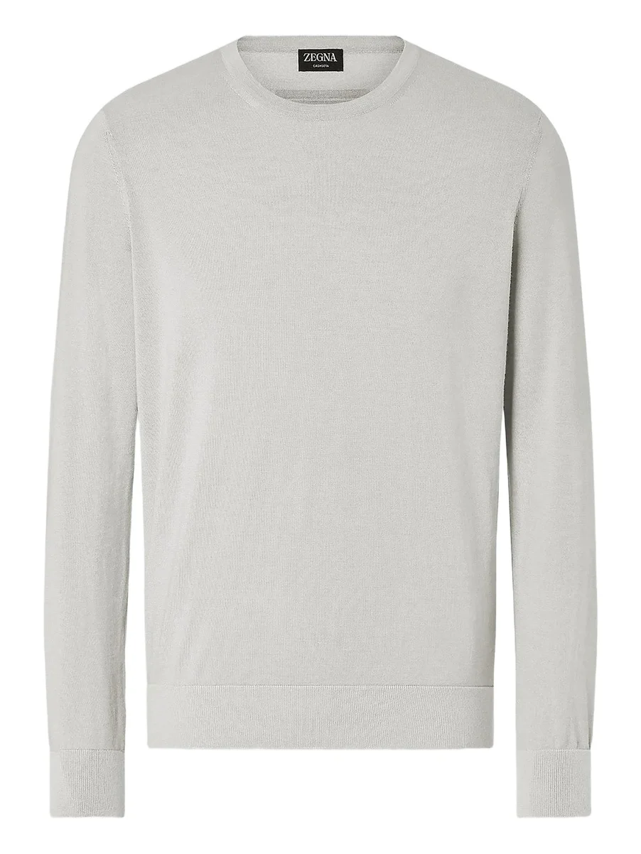 Zegna Men's Cashseta Crewneck