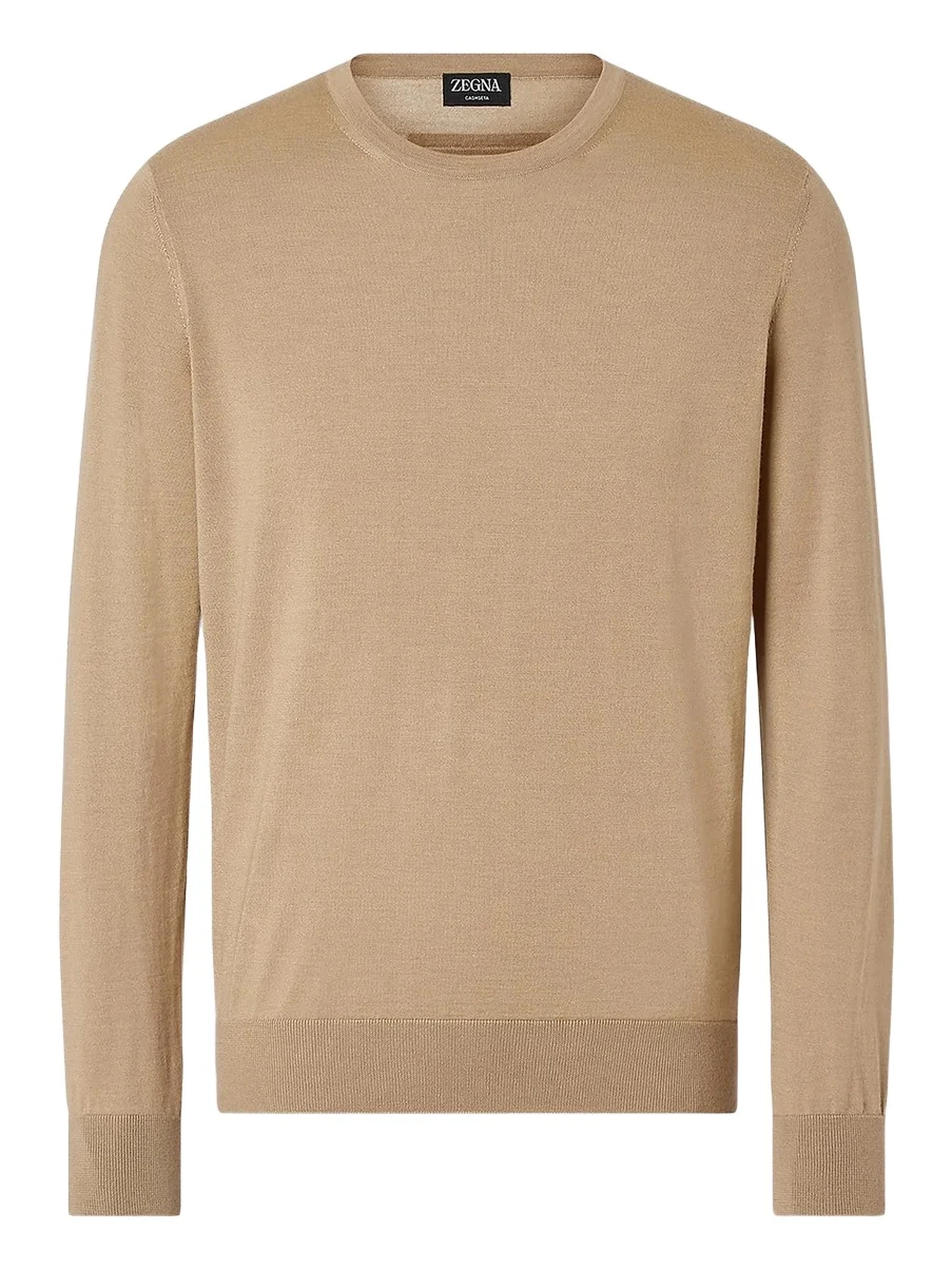 Zegna Men's Cashseta Crewneck Sweater