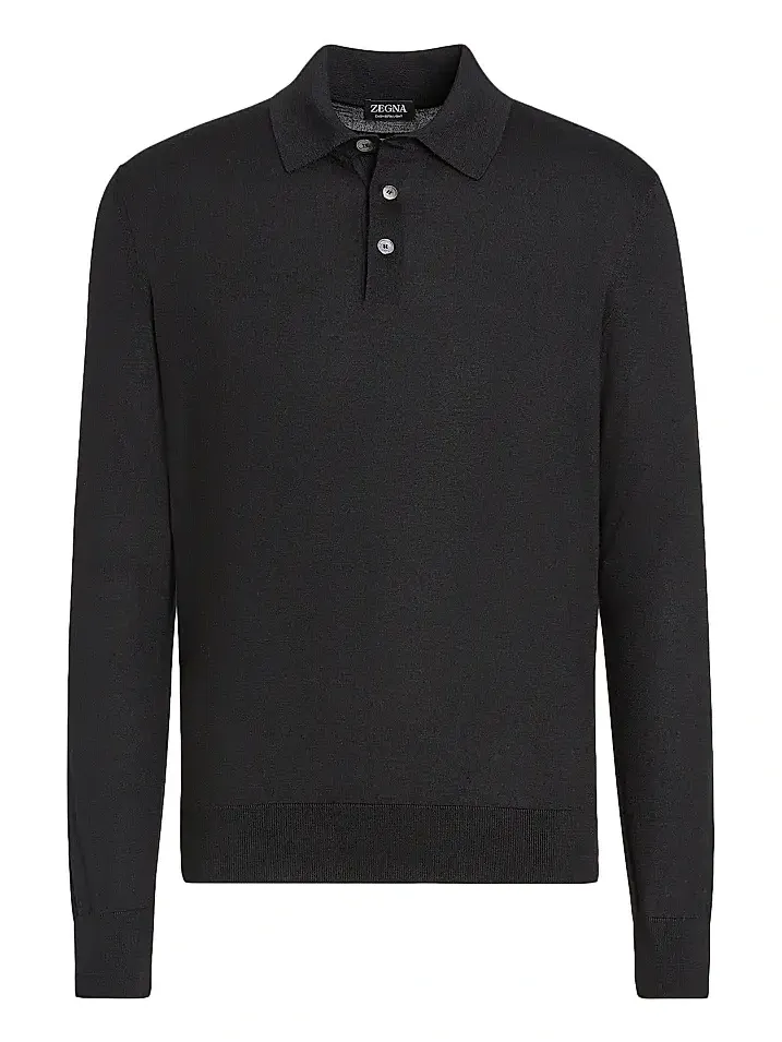 Zegna Men's Cashseta Polo Shirt