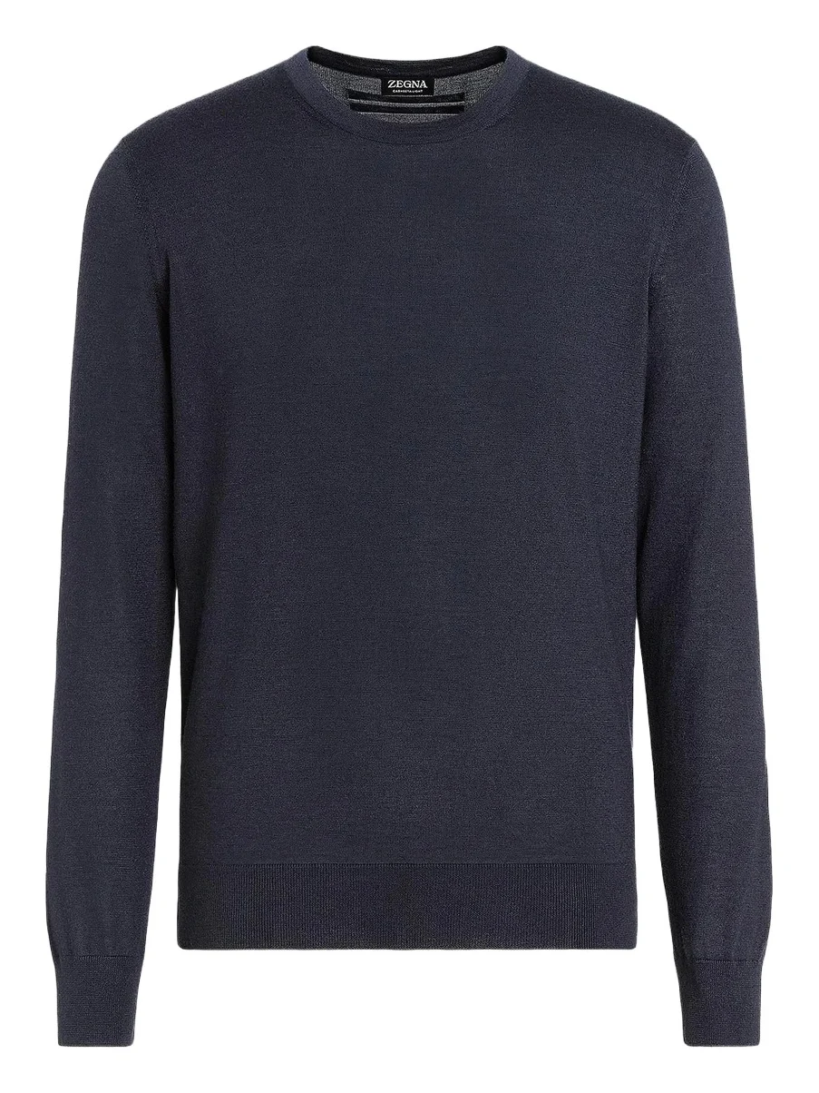 Zegna Men's Cashseta Crewneck